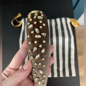 Lele Sadoughi Dusty Blonde Mixed Crystal Padded Headband